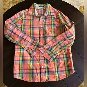 Boys long sleeve button up shirt, size 12 (LRG)
